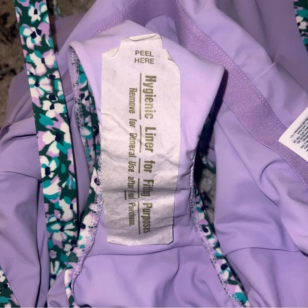 NWT Athleta Hermosa One Piece Swimsuit Floral Print Camo Flora Gables Medium - Picture 8 of 11